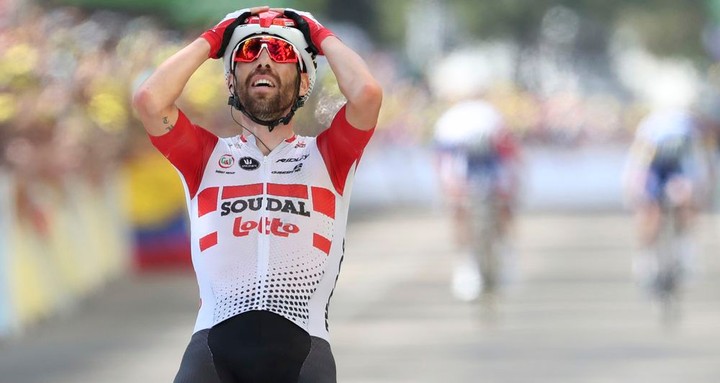 Víťazné sólo De Gendta v Saint Étienne, Sagan na piatom mieste